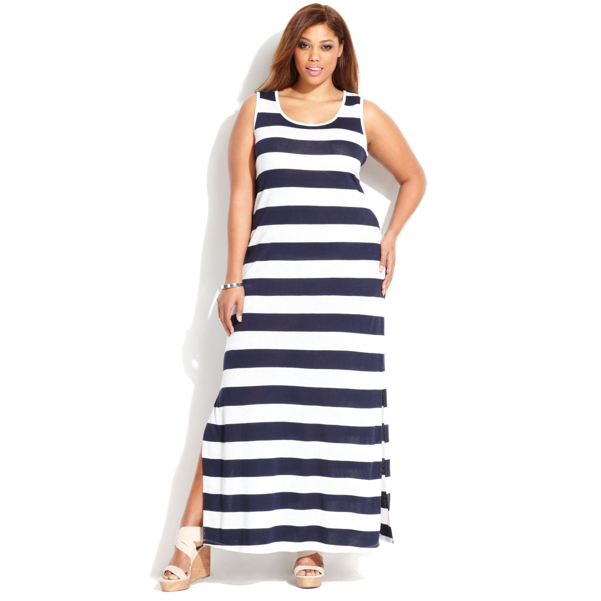 plus size jersey maxi dress