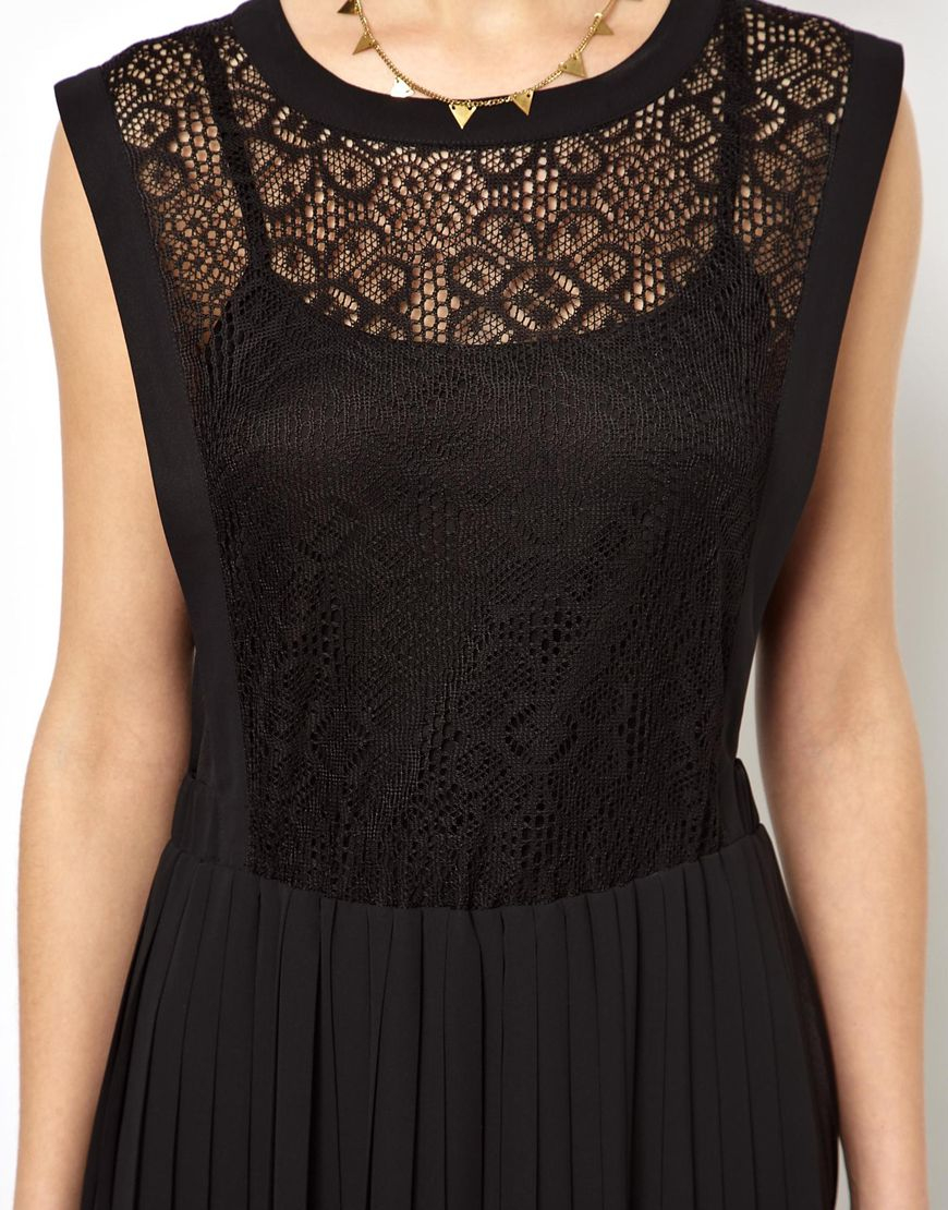 lace top maxi
