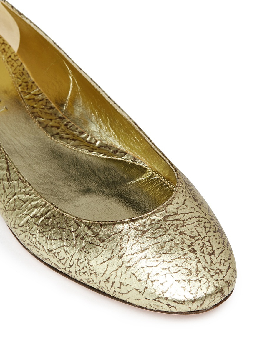 alexander mcqueen skull flats