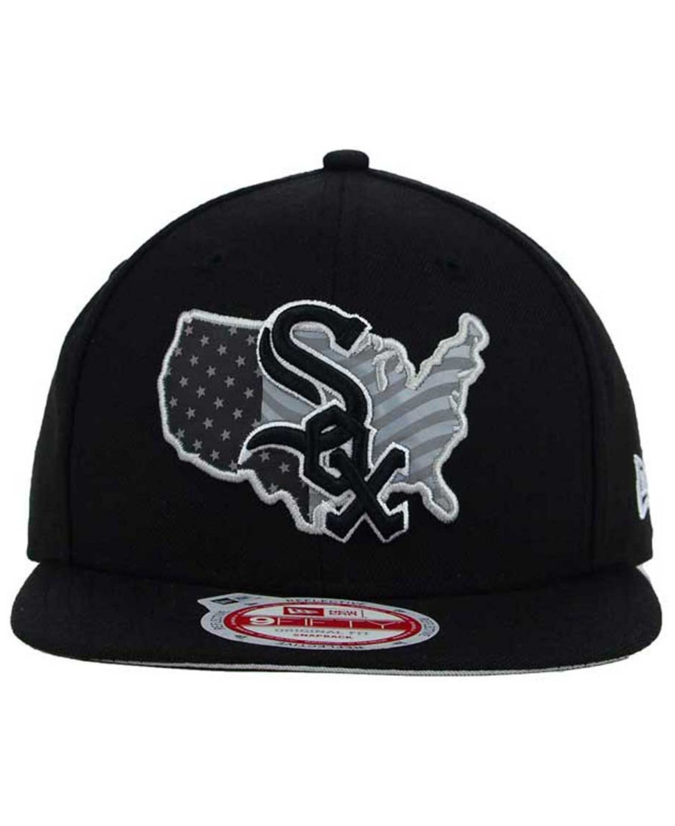 Lyst Ktz Chicago White Sox Usa Reflective 9fifty Snapback Cap in