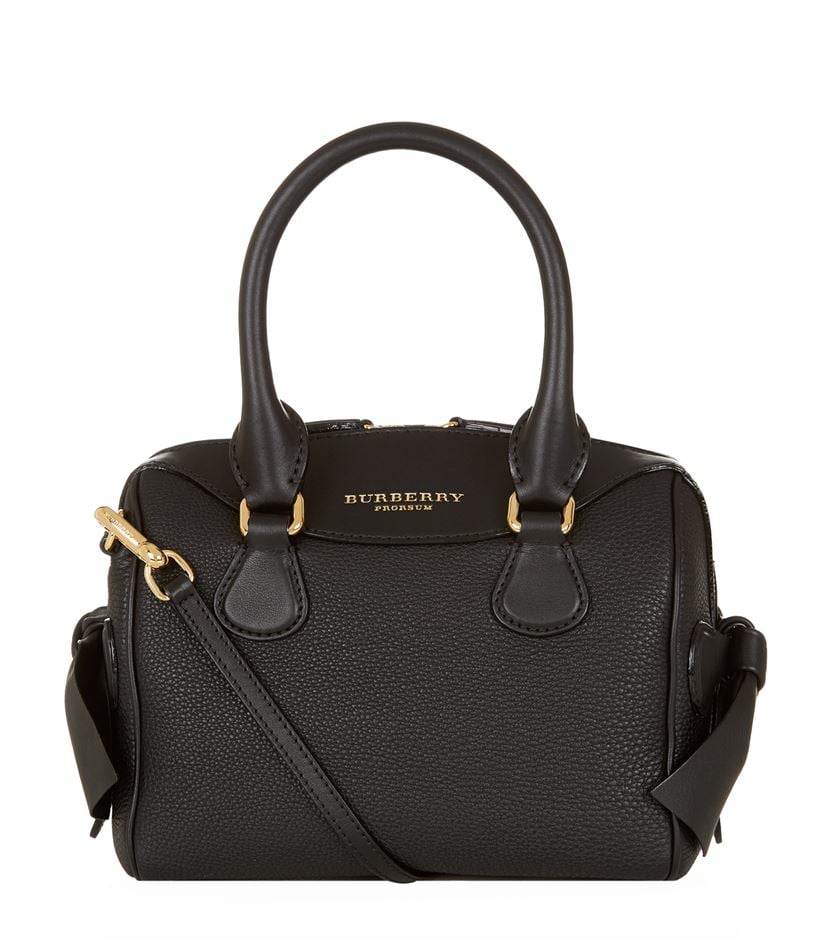 Burberry prorsum Small Alchester Bow Detail Bag in Black | Lyst