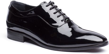 Tommy Hilfiger Sm Dress Shoe in Black for Men (black high shine) | Lyst