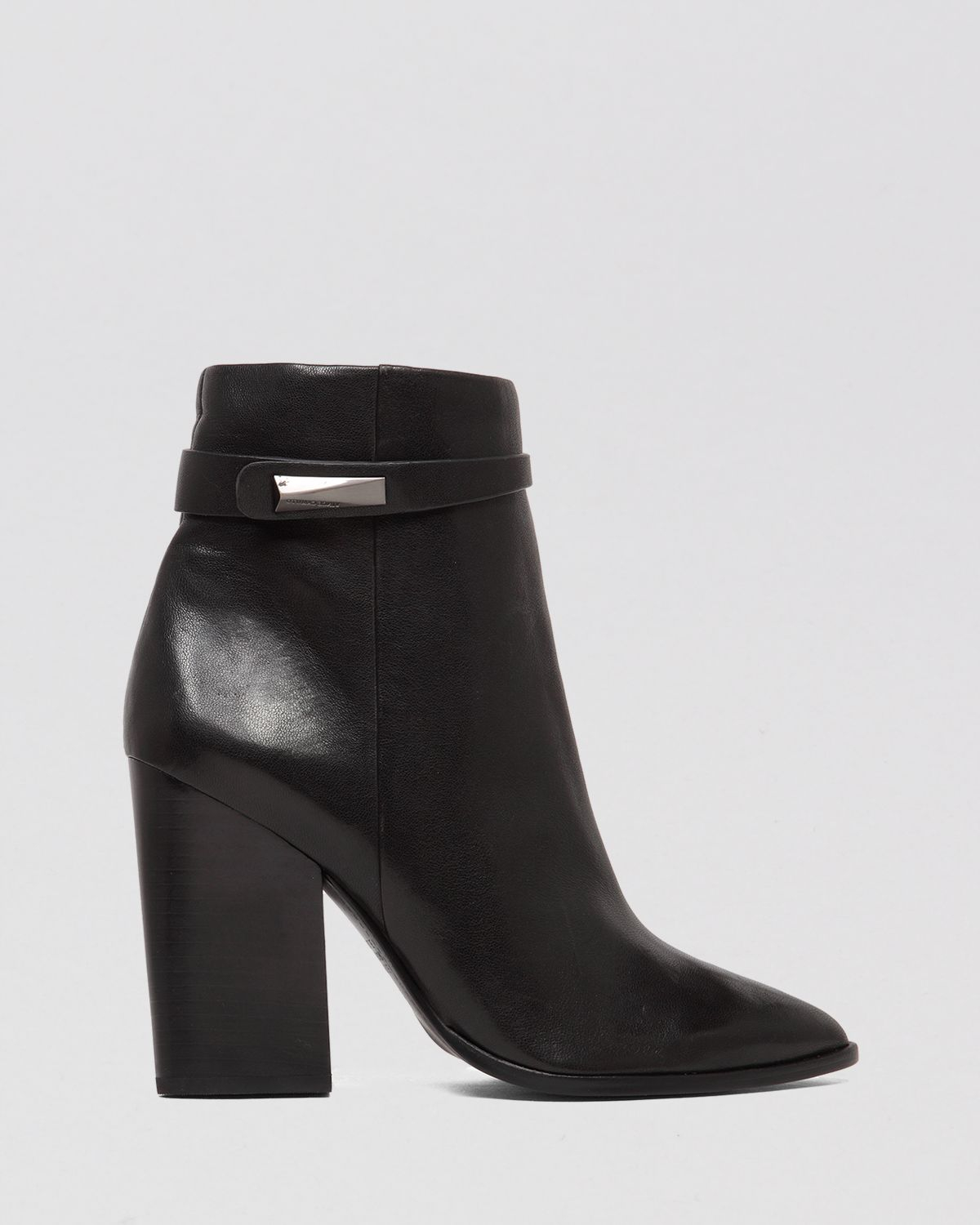 Pointed toe heel booties