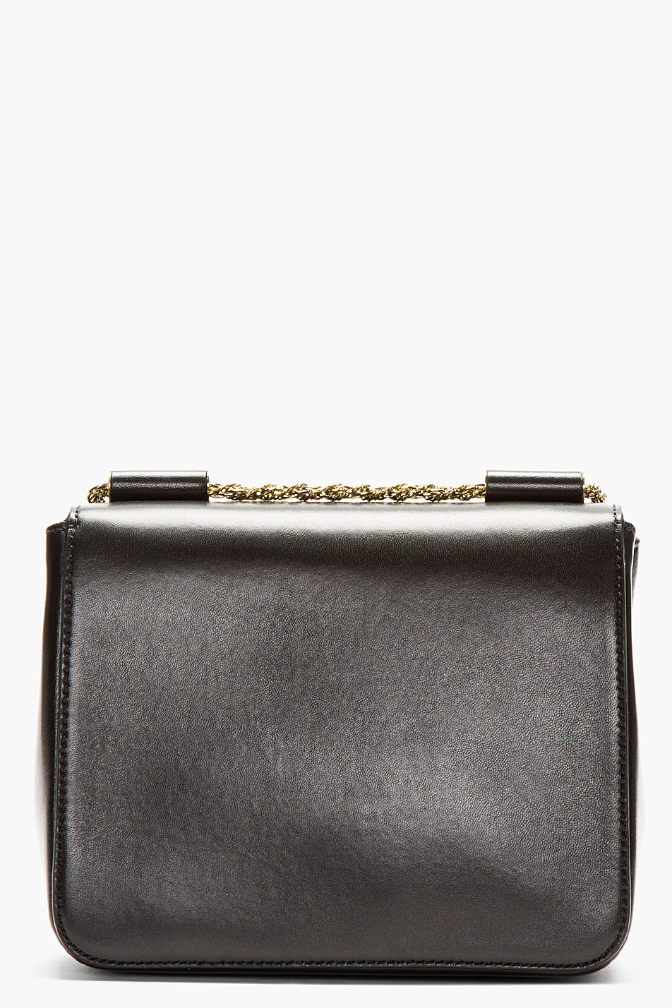 Chlo Black Leather Arrow Elsie Small Shoulder Bag in Black | Lyst  