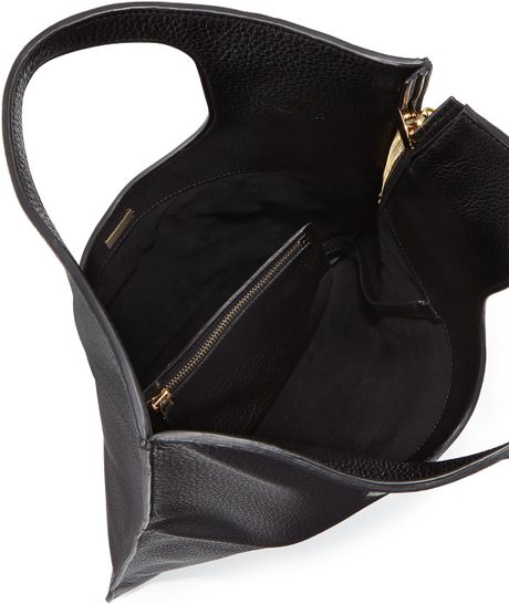 Tom ford black leather fold-over shoulder bags #6