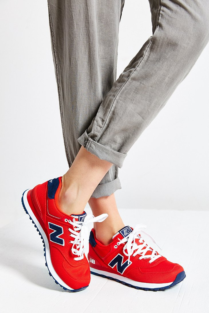 new balance 574 pique polo red new balance 574 pique polo red
