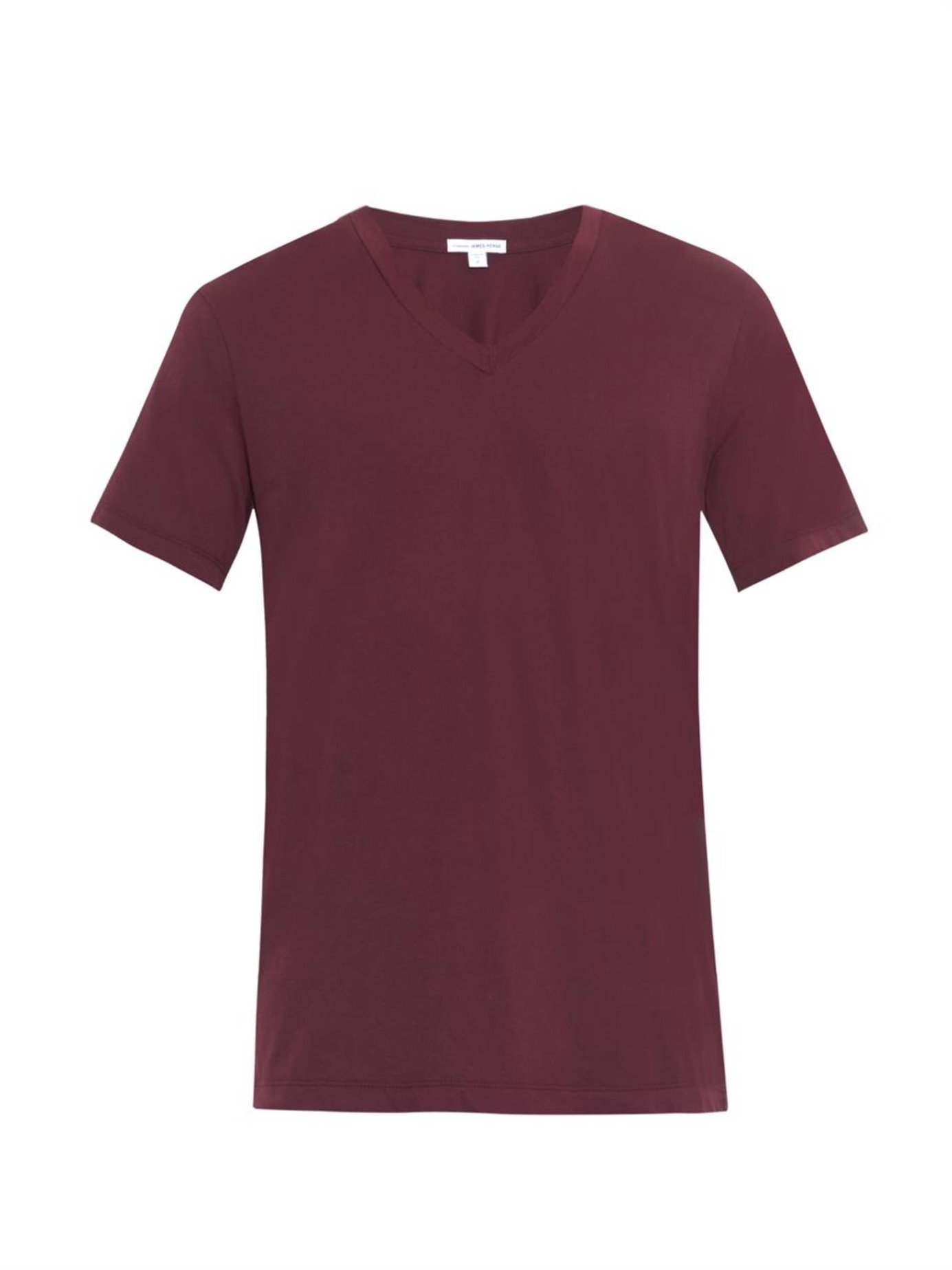 purple v neck t shirt mens