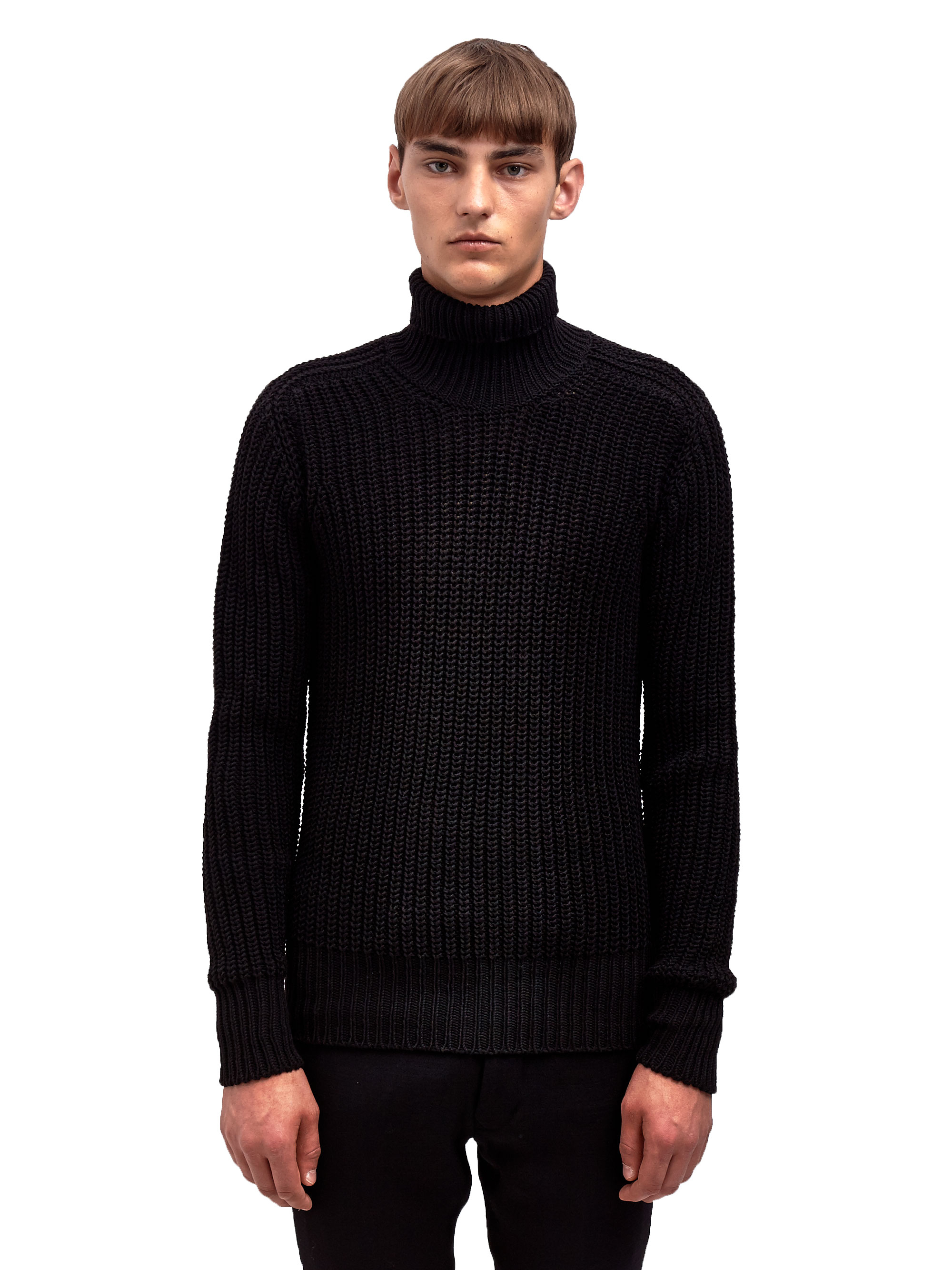 Lyst - Rick owens Mens High Neck Sweater in Black for Men