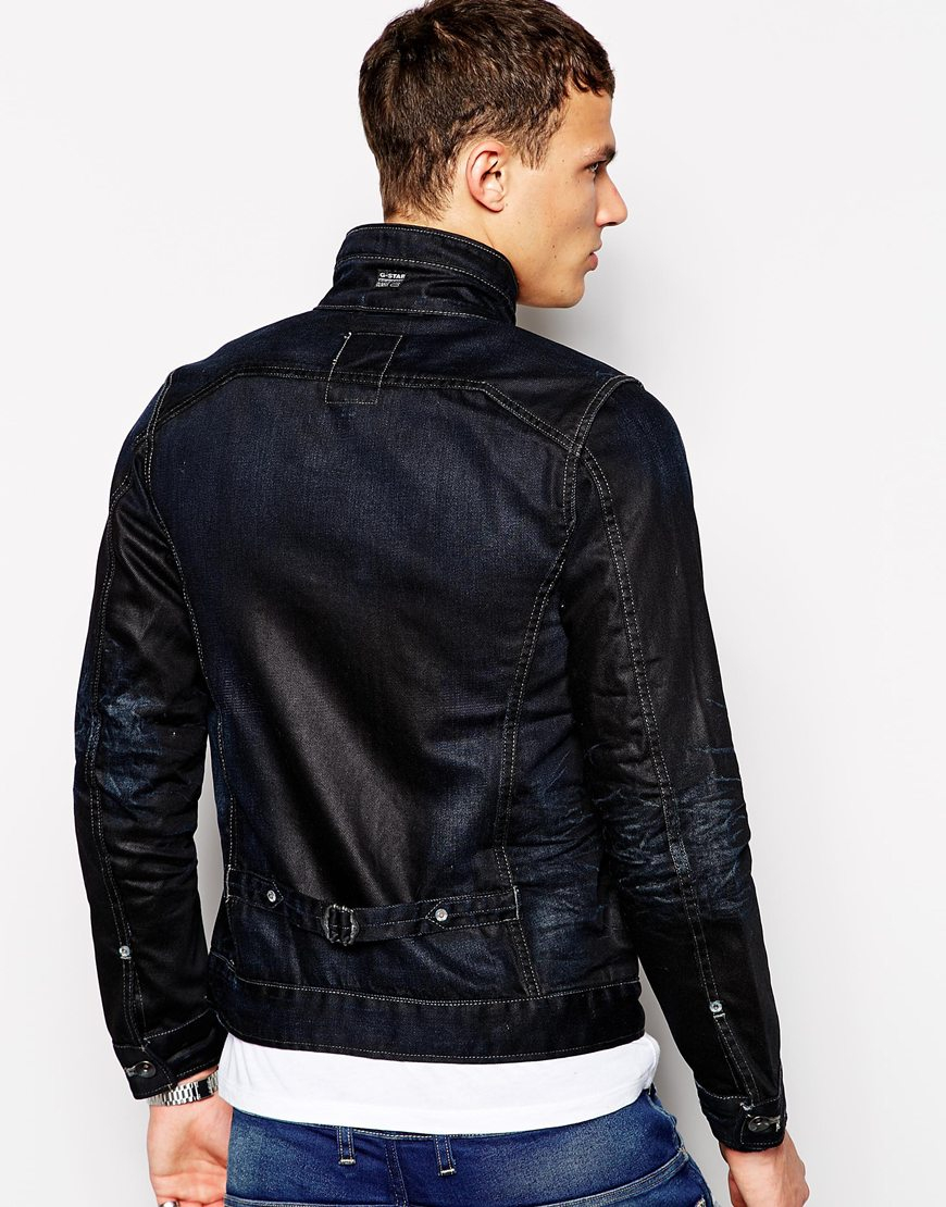 Lyst G Star Raw G Star Denim Jacket New Riley 3d Slim Fit In Blue For Men lyst-g-star-raw-g-star-denim-jacket-new-riley-3d-slim-fit-in-blue-for-men