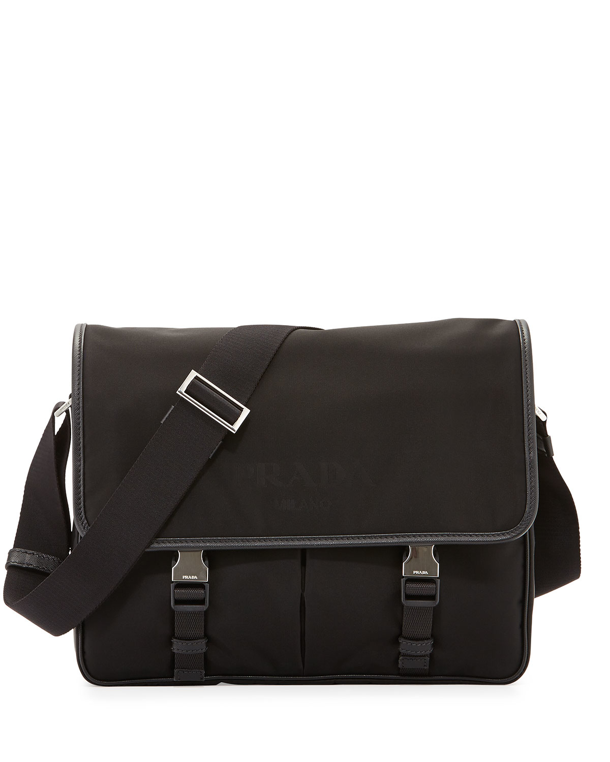 Prada Large Nylon Messenger Bag 20