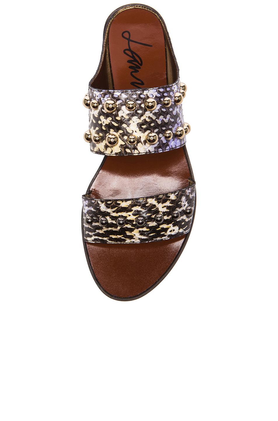 snake skin flat