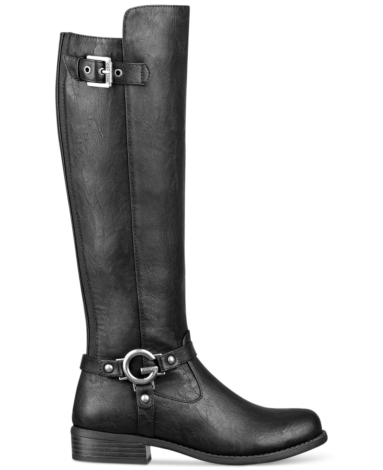 Lyst - G By Guess Hellia Riding Boots in Black