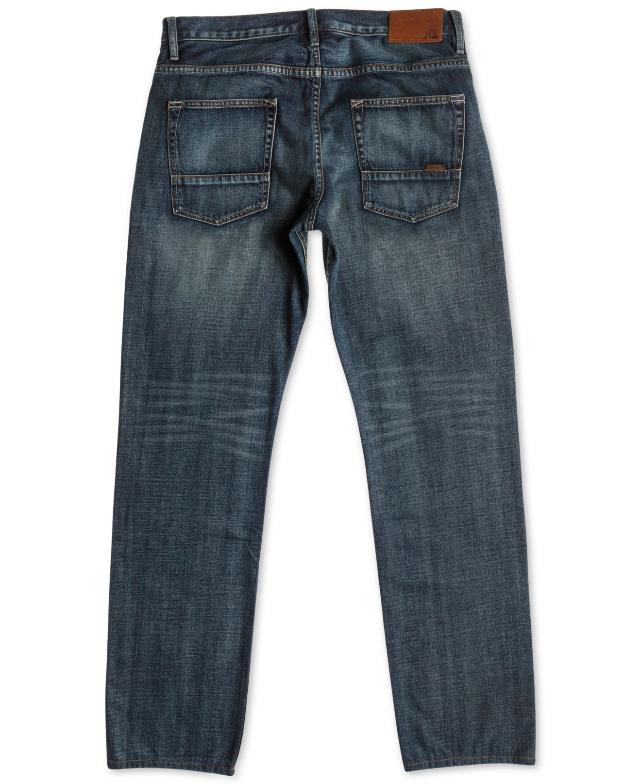 Lyst - Quiksilver Sequel Vintage Cracked Regular-fit Jeans in Blue for Men