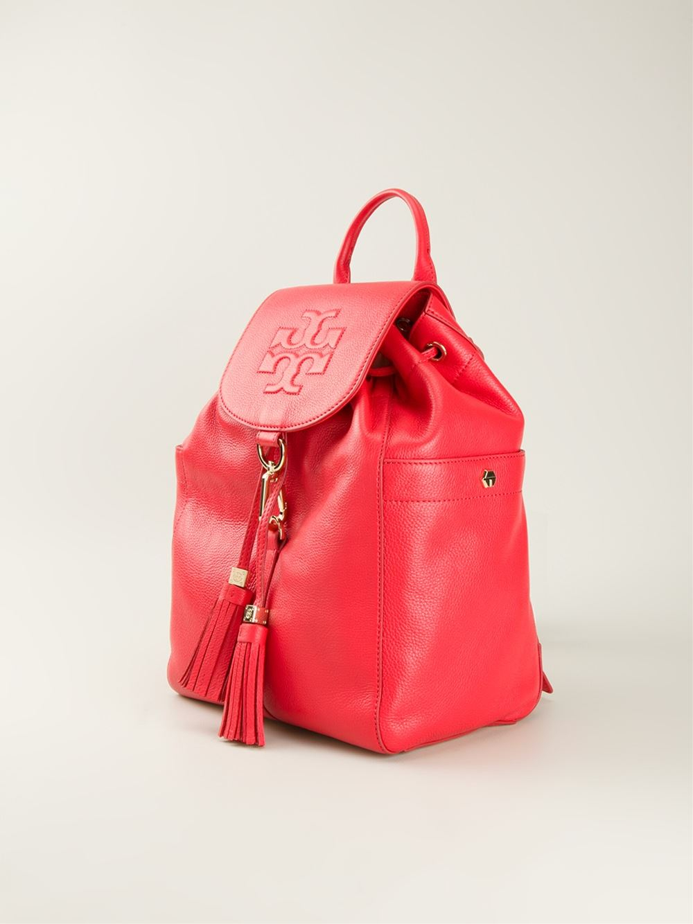 Lyst - Tory Burch Thea Backpack in Red