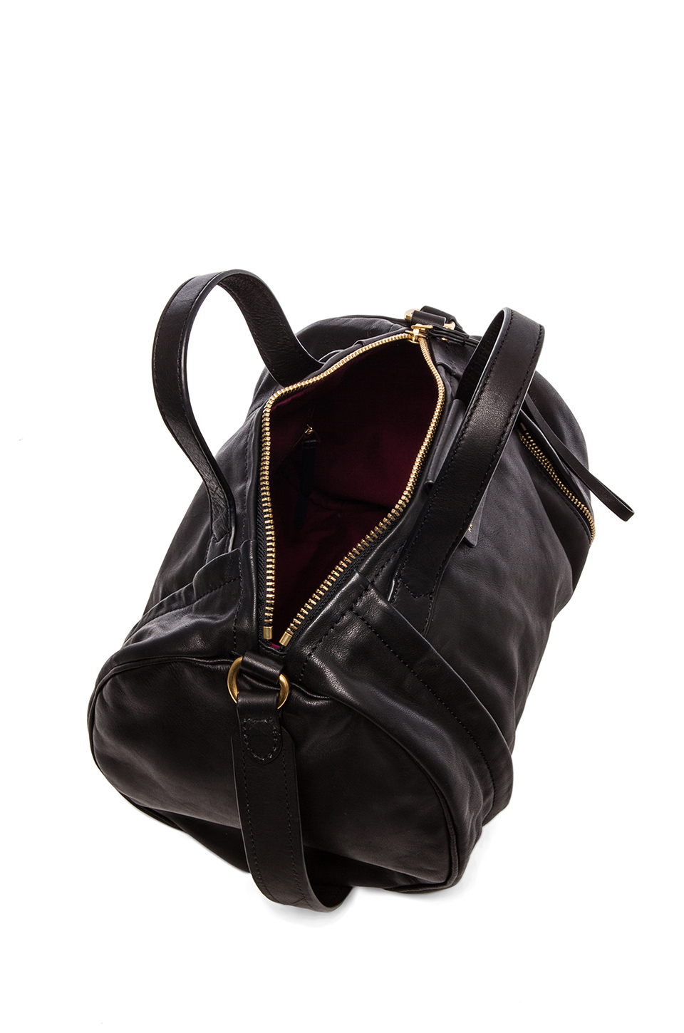 marc jacobs leather duffle bag