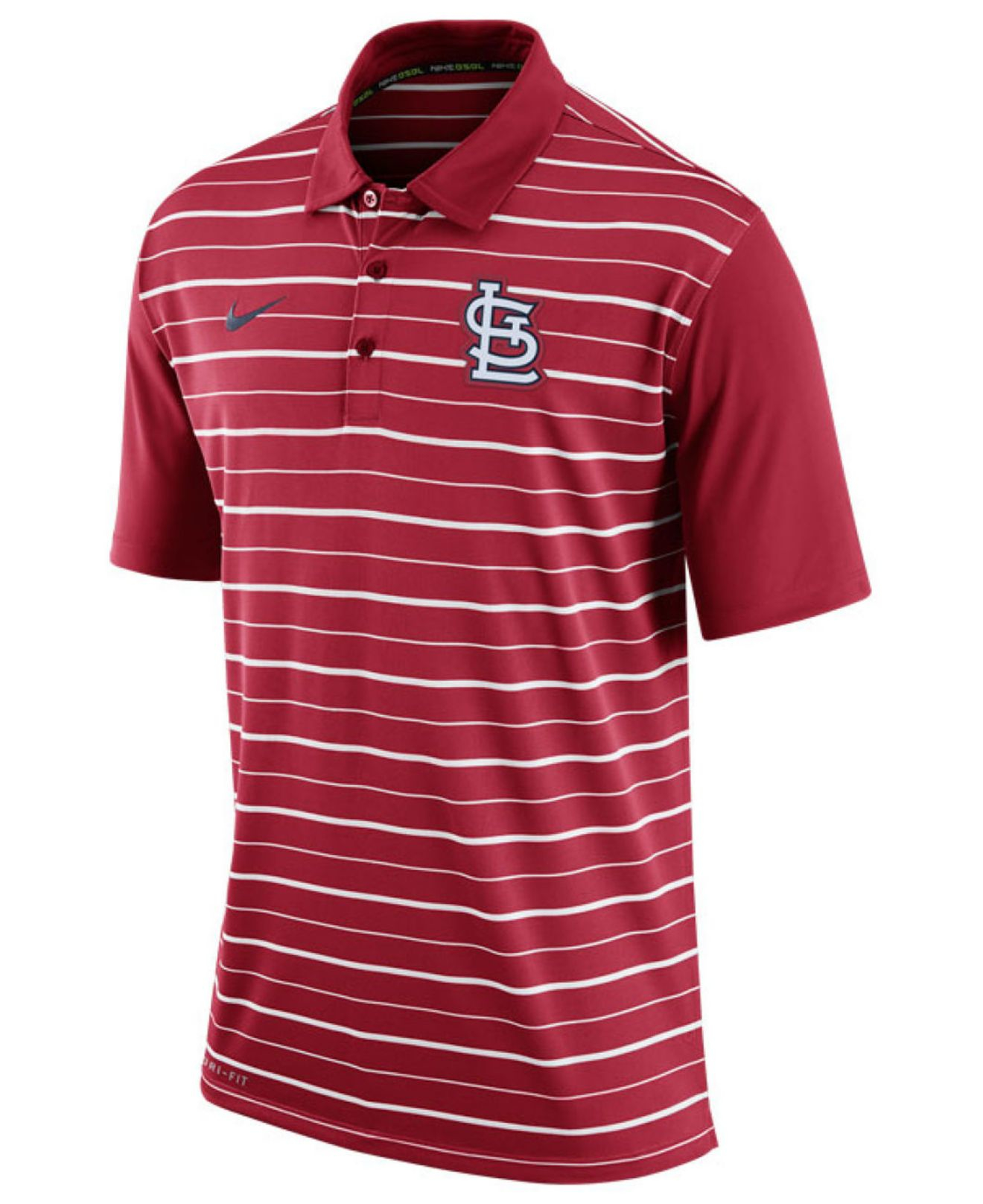 Nike Men&#39;s St. Louis Cardinals Dri-fit Polo in Red for Men | Lyst