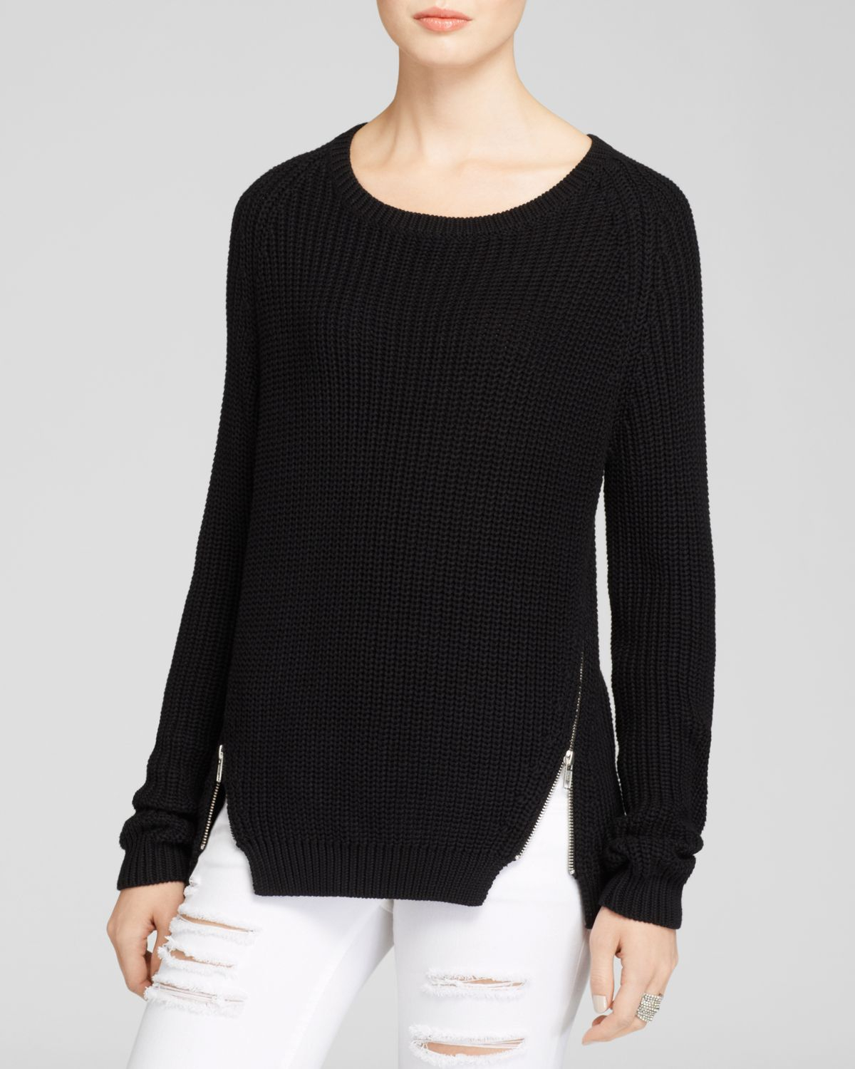 Lyst French Connection Sweater Mozart Rocks in Black