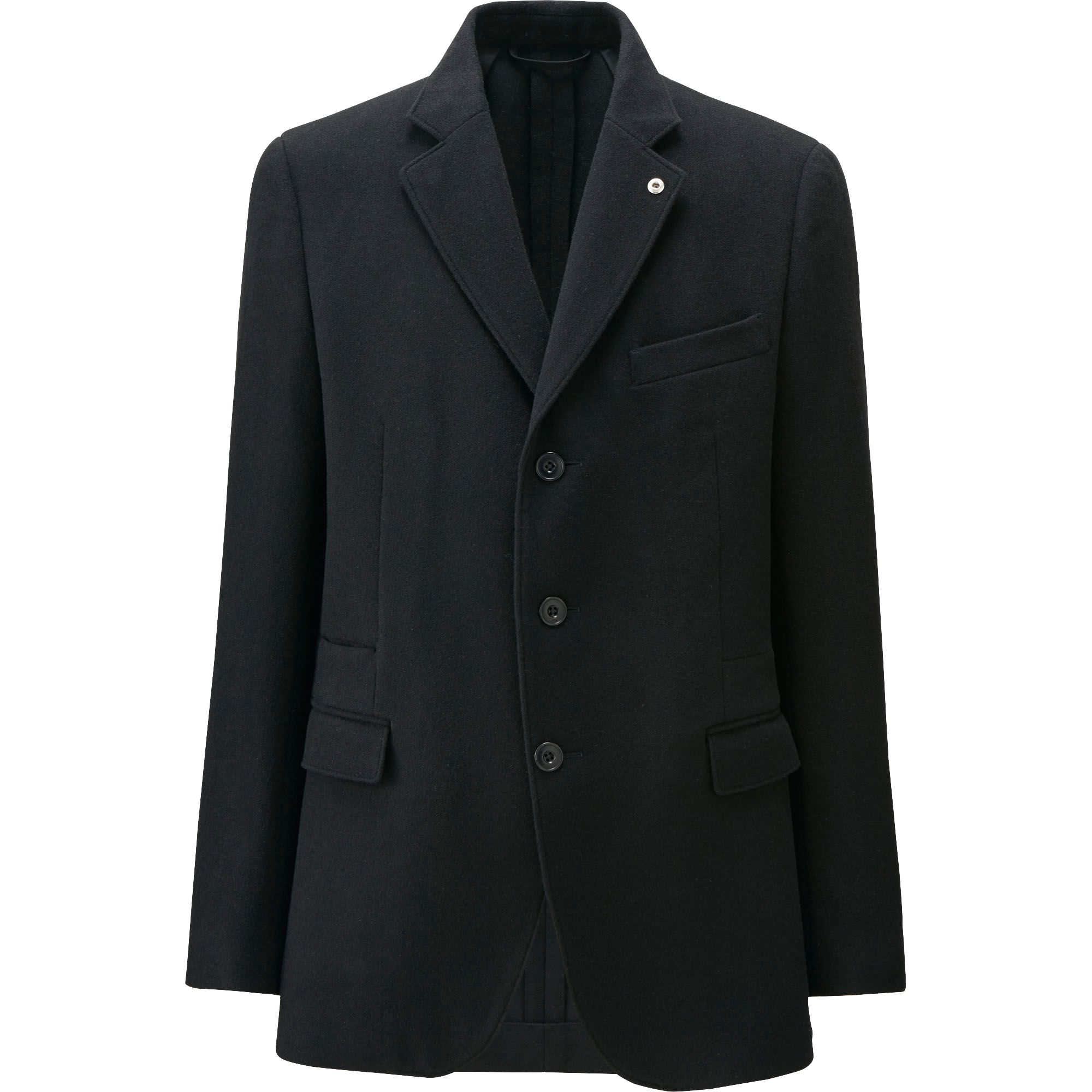 Uniqlo | Black Men Lemaire Wool Cashmere Jacket for Men | Lyst