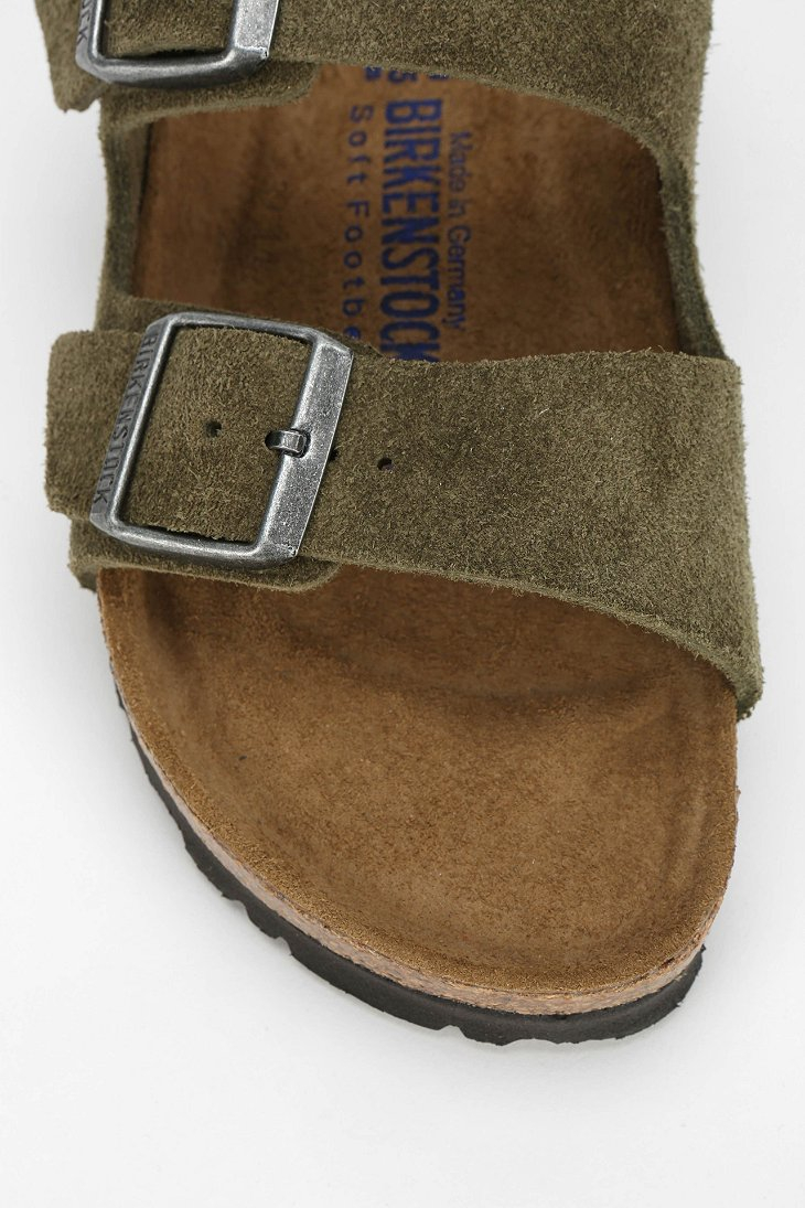 birkenstock arizona soft bed suede
