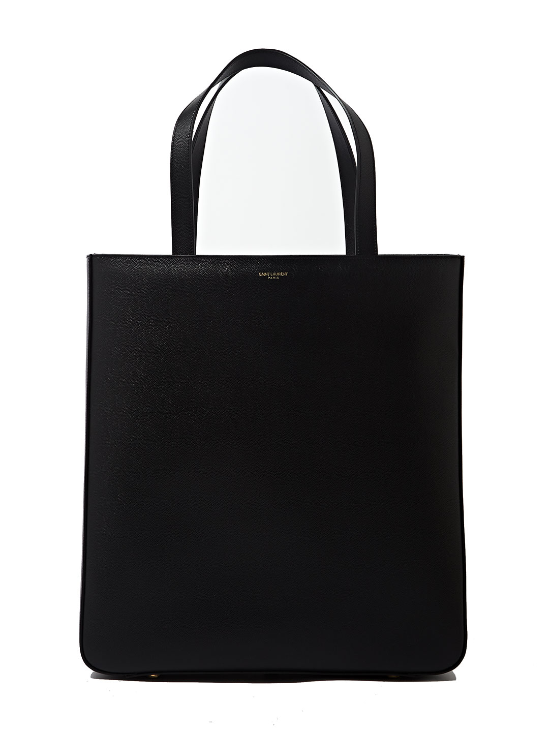 Saint Laurent Mens Grain Leather Classic Museum Tote Bag in Black for Men - Lyst
