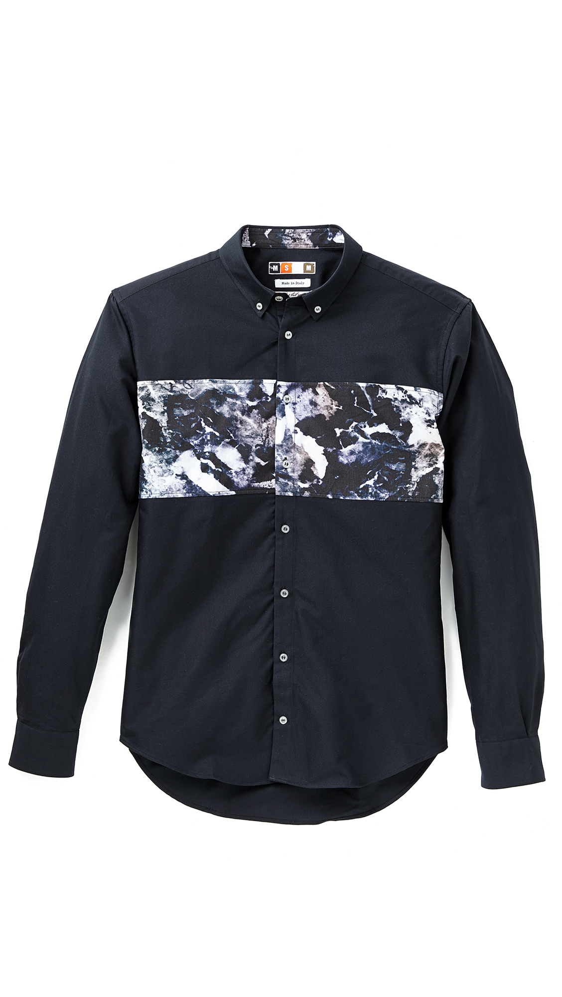 black printed shirt for men