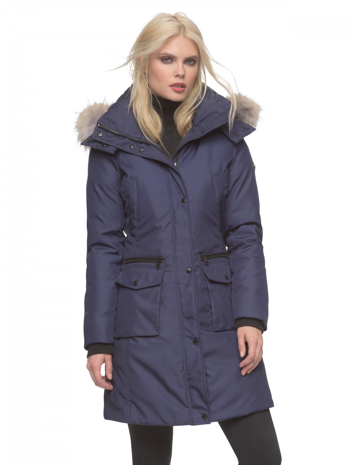 Lyst - Andrew Marc Jamie Quilted Down Jacket in Blue