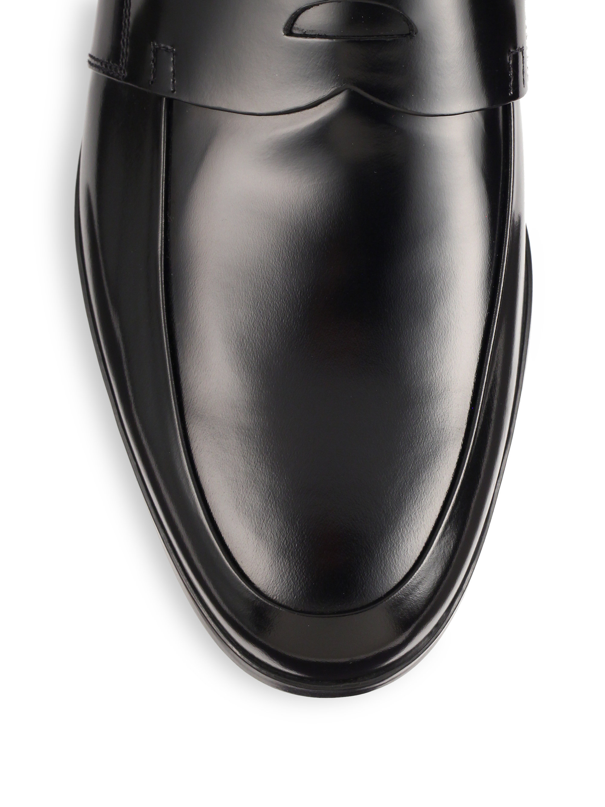 prada pointed toe loafers