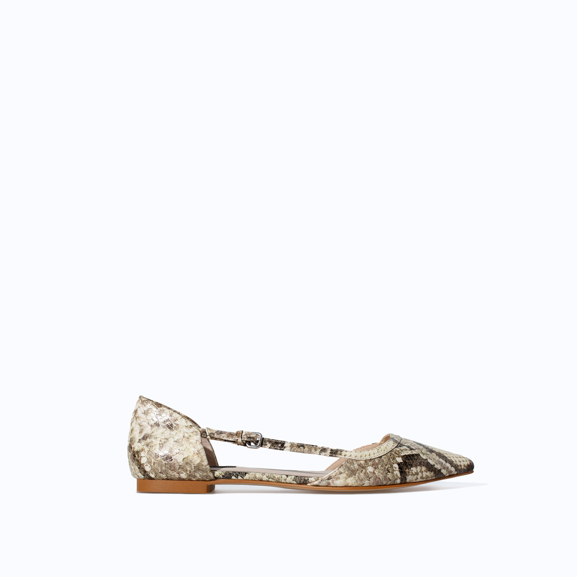 pointed toe flats zara