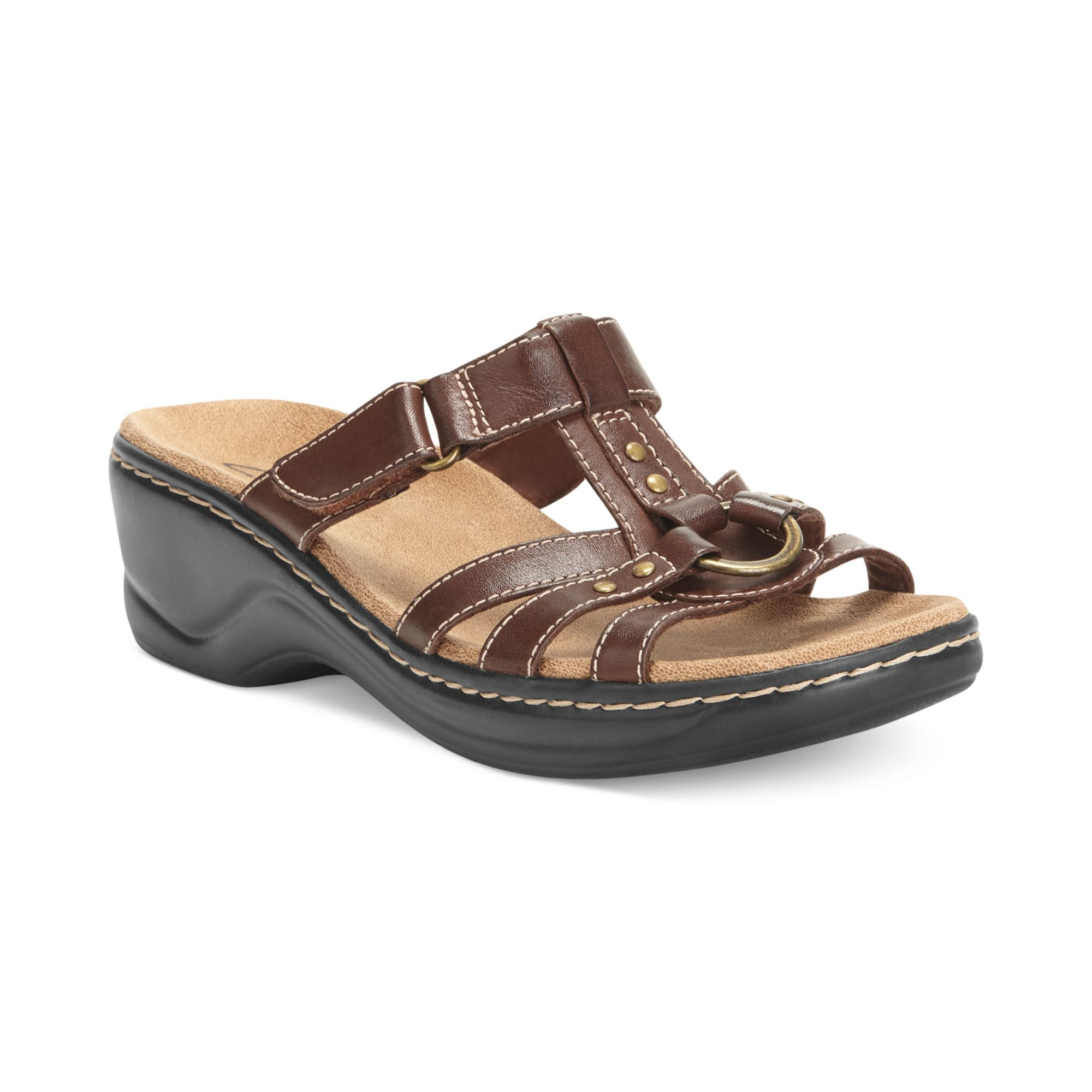Clarks Womens Shoes Lexi Jasmine Sandals in Brown (Mink) | Lyst