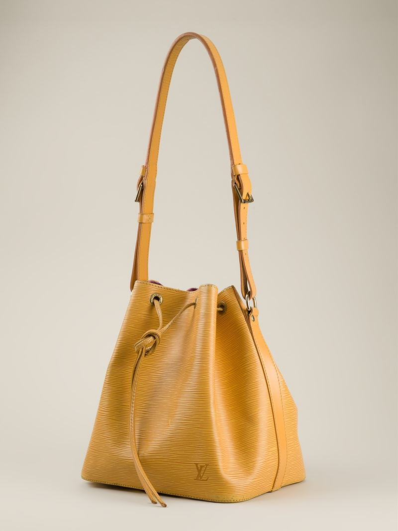 Louis Vuitton &#39;noe&#39; Bucket Shoulder Bag in Yellow - Lyst