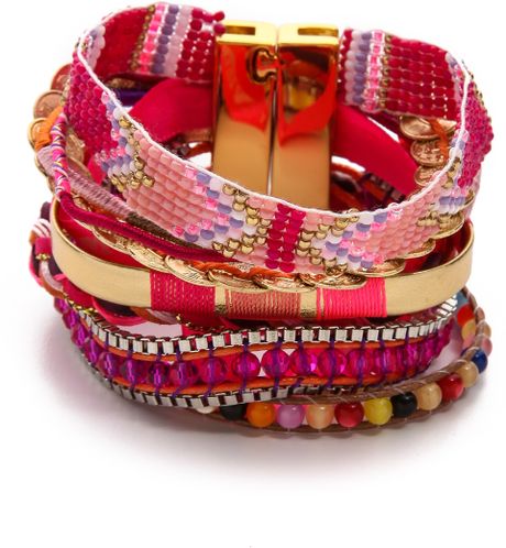 Hipanema Hippie Bracelet in Pink | Lyst