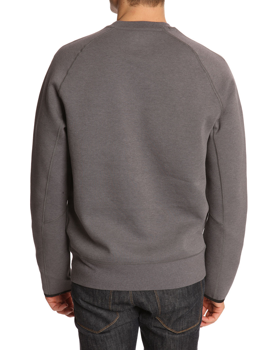 Nike Techcrew Dark Grey Sweater in Gray for Men (grey) | Lyst