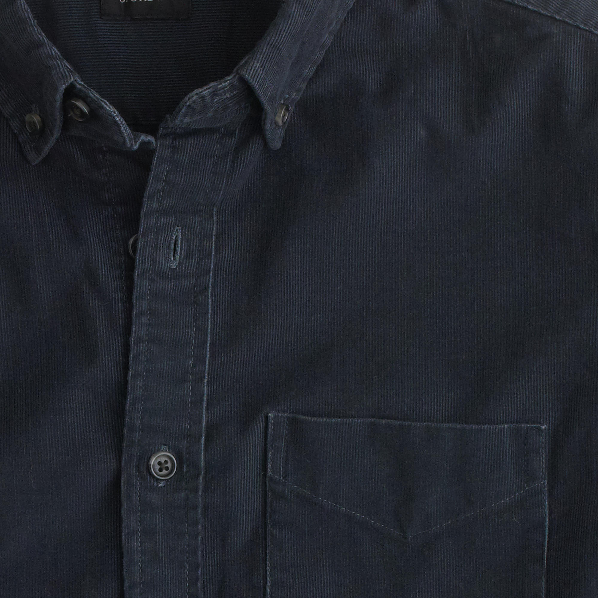 J.crew Fine-wale Corduroy Shirt in Black for Men | Lyst