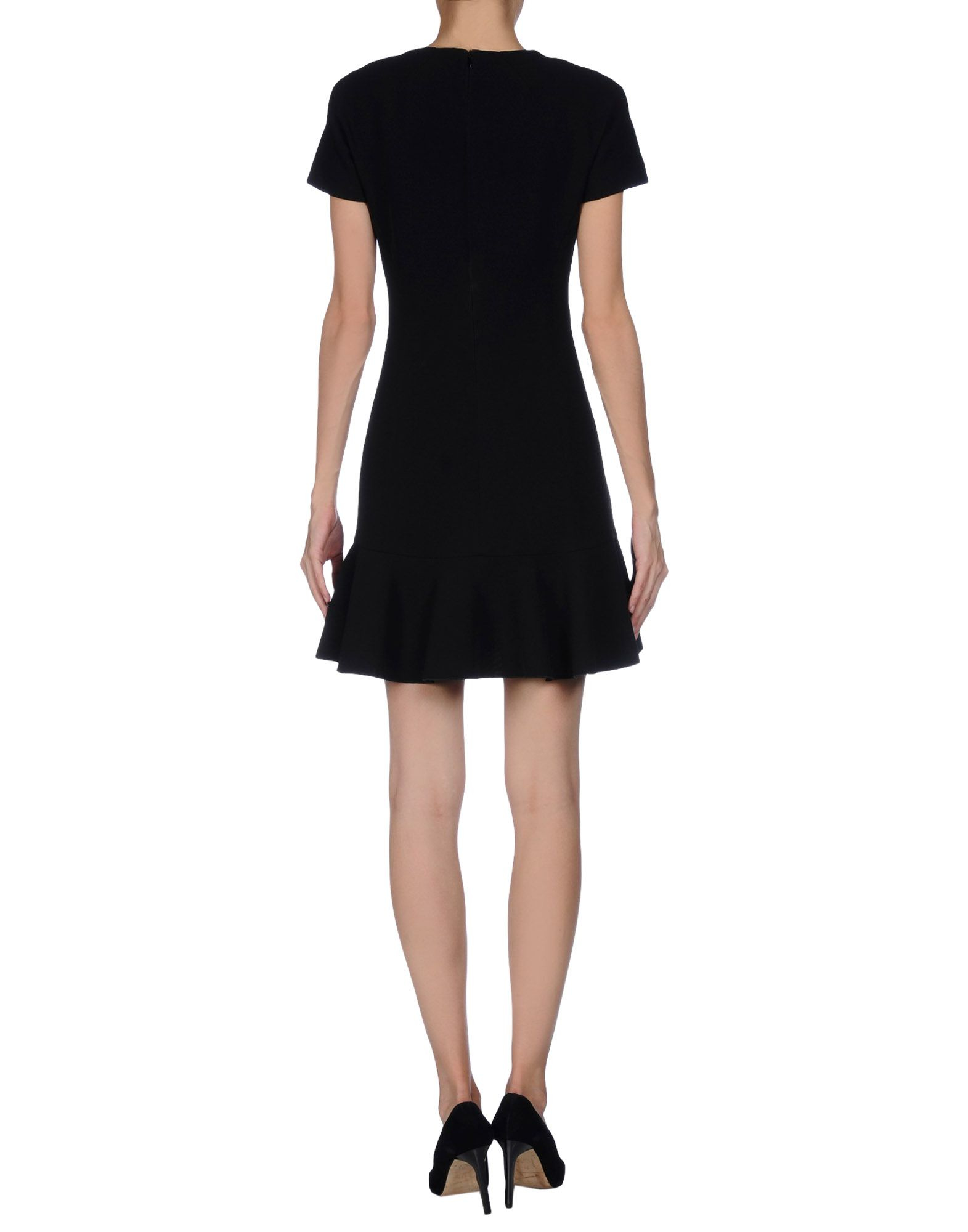 Lyst - Victoria Beckham Short Dress in Black