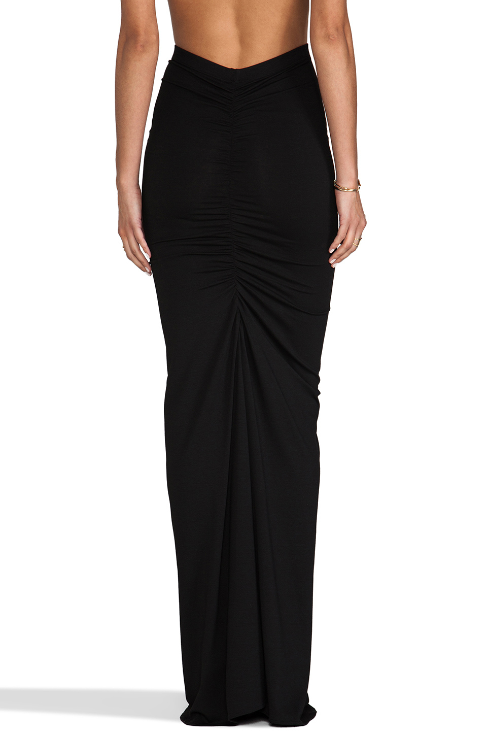 Lyst - Boulee Aj Maxi Skirt in Black