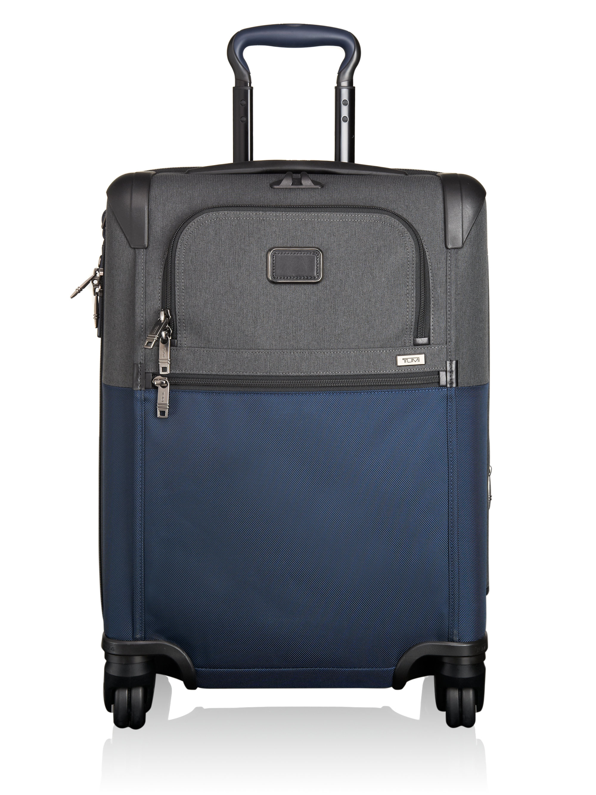 tumi blue briefcase