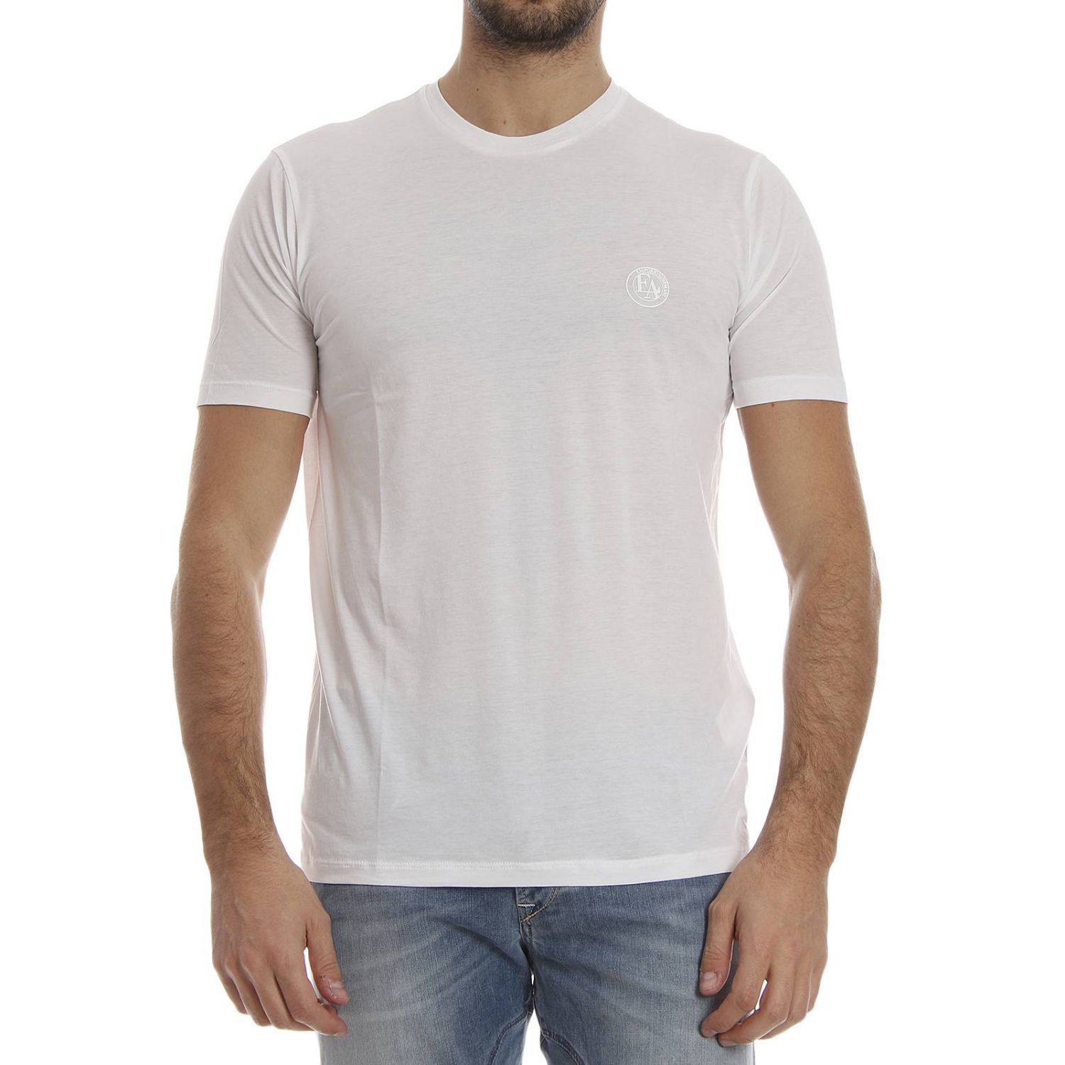 emporio armani white t shirt mens
