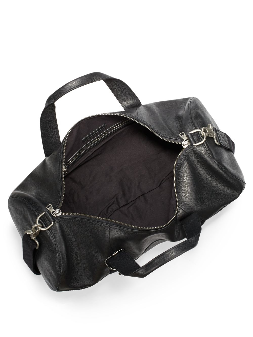 Download Lyst - John varvatos Chelsea Leather Gym Duffel Bag in ...