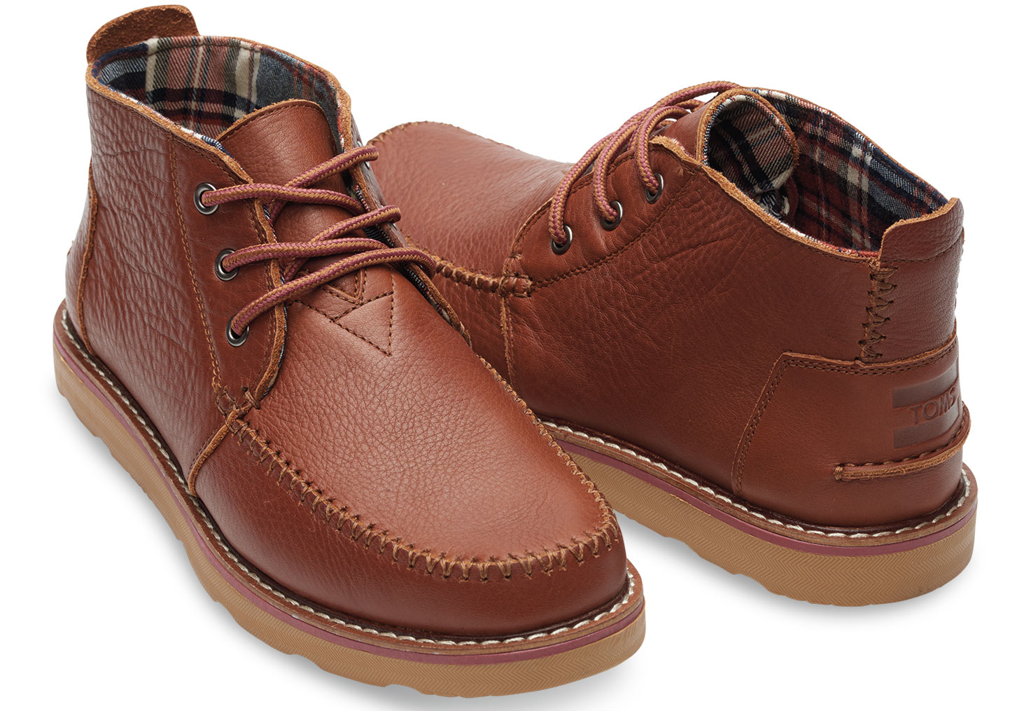 Toms Brown Full Grain Leather Men's Chukka Boots in Brown for Men ...