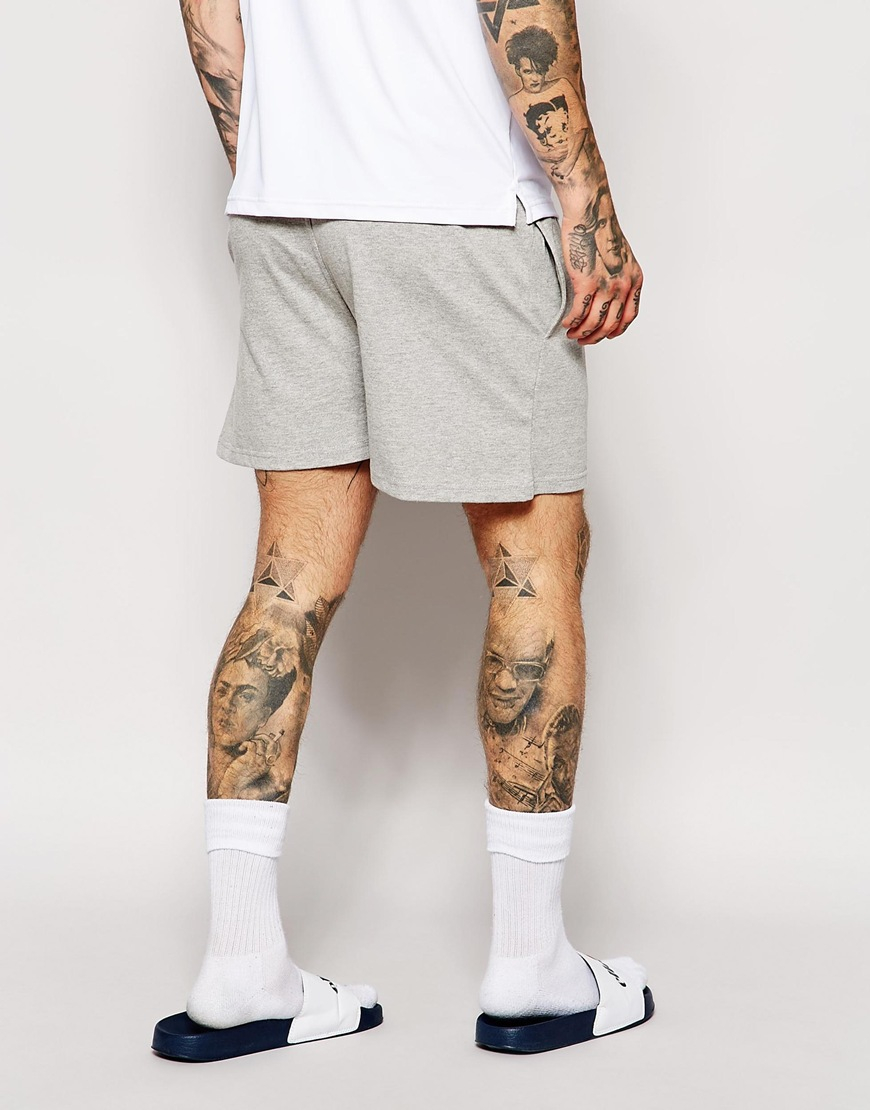 Lyst - Ellesse Retro Jersey Shorts in Gray for Men Gallery