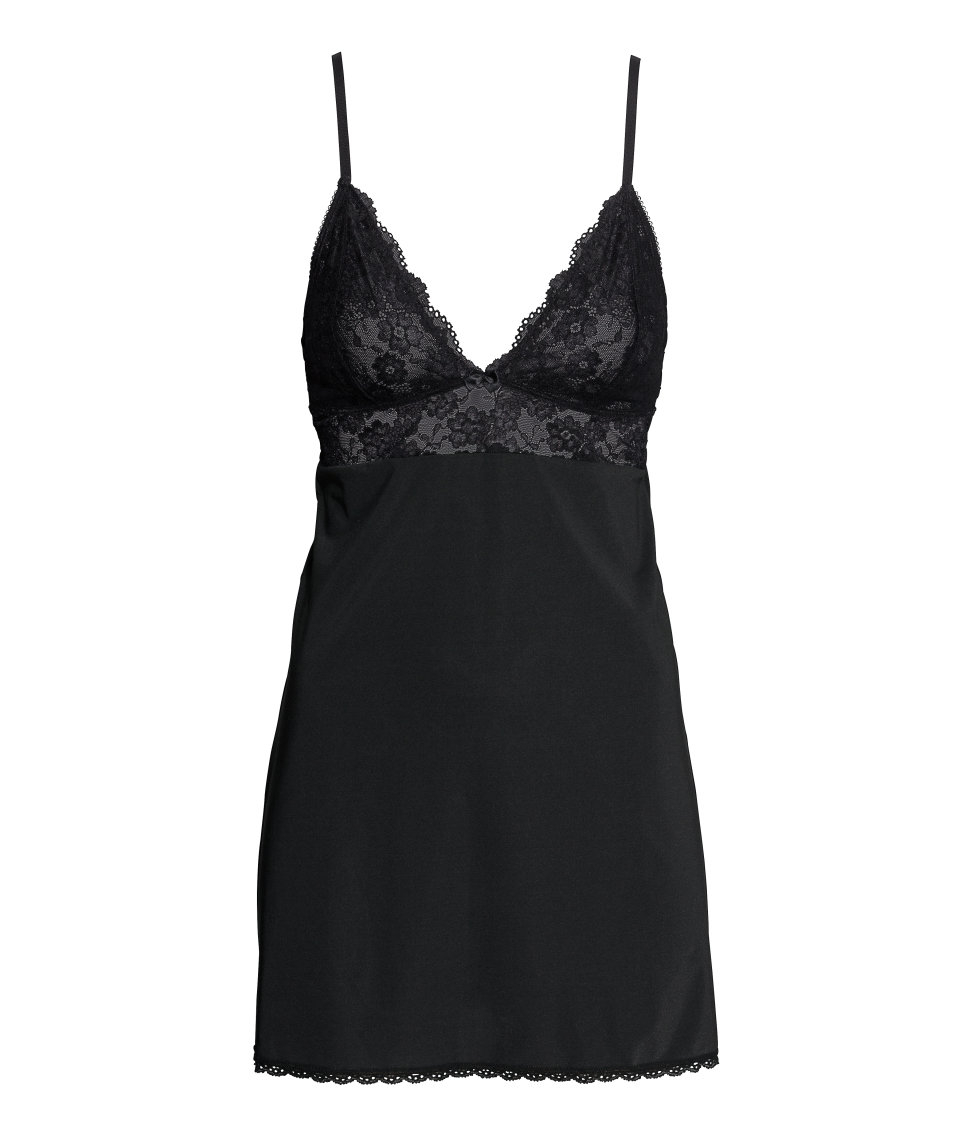 Lyst H&M Pleated Kimono in Black