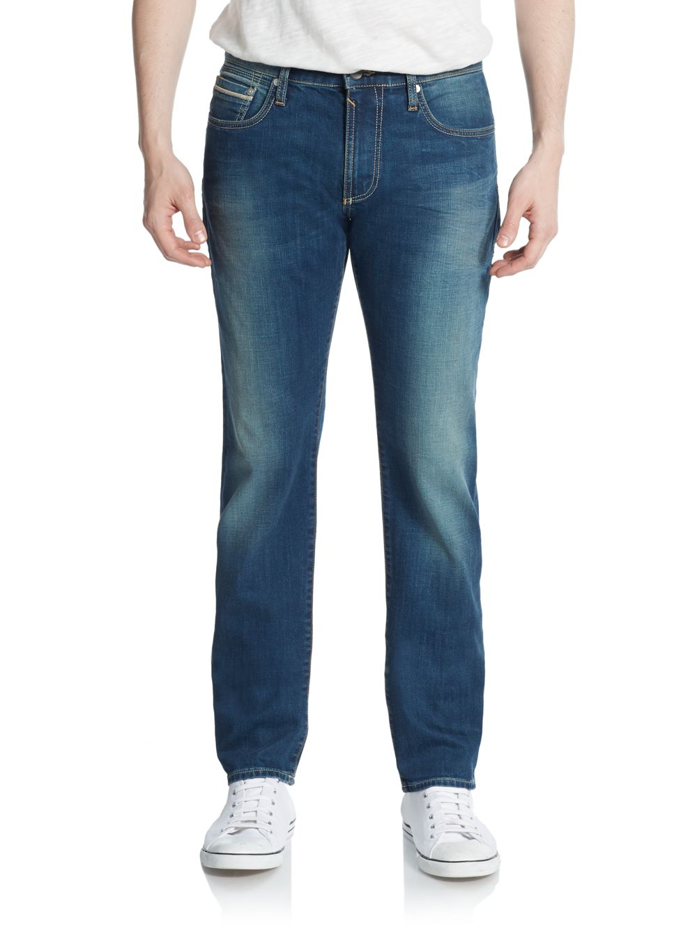 Lyst - Mavi Jeans Jake Slim-leg Jeans in Blue for Men