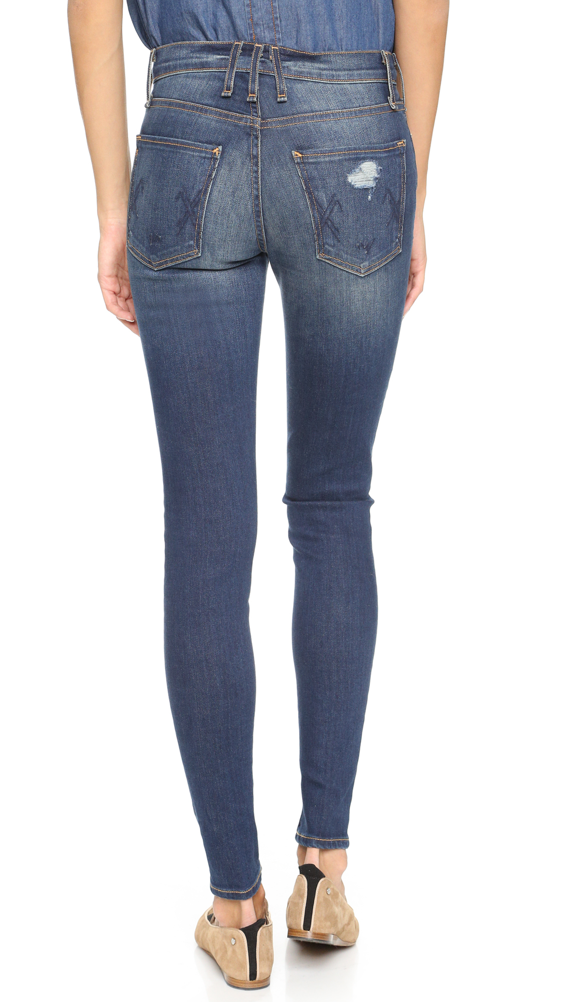 Lyst - Mcguire Denim Newton Skinny Jeans in Blue