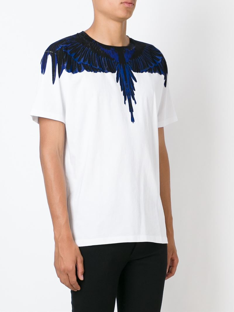 Lyst - Marcelo Burlon Wing Print T-Shirt in White for Men