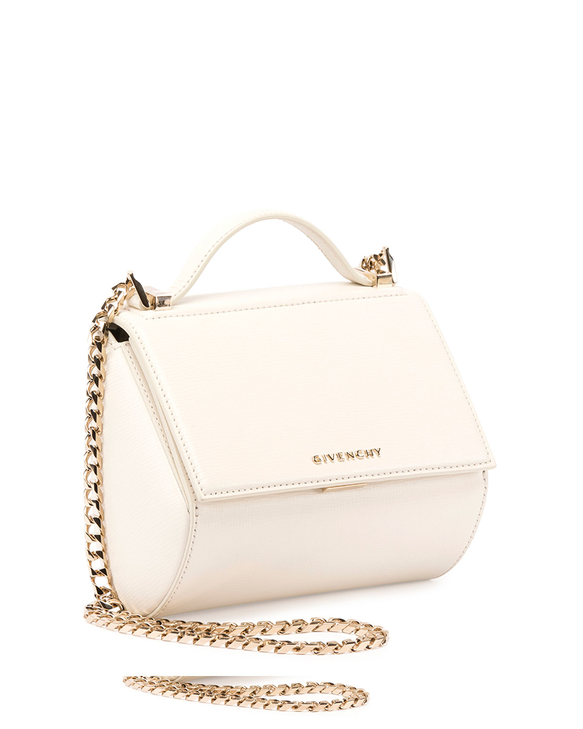 Lyst Givenchy Pandora Box Mini Shoulder Bag In White Gallery