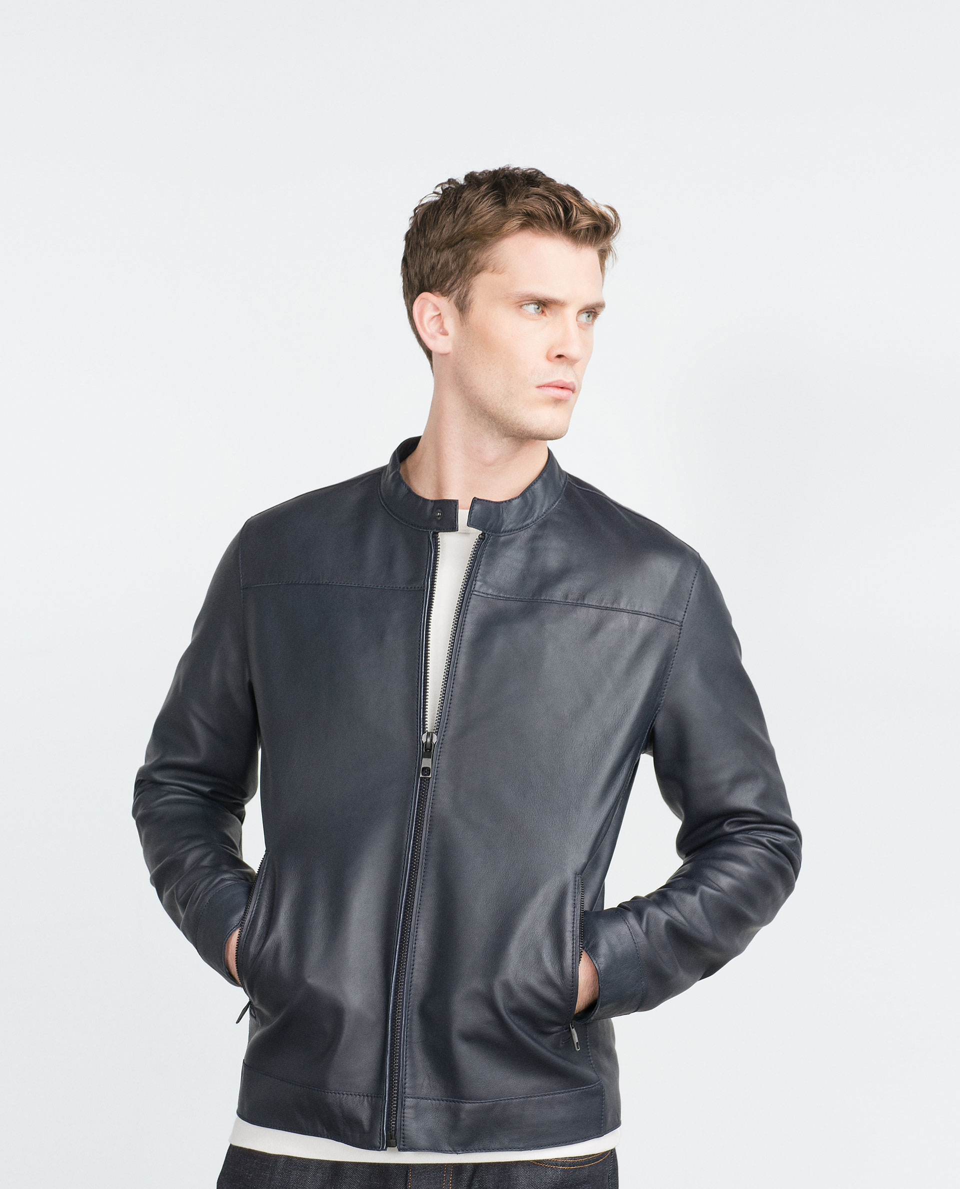 What are your thoughts on dark navy leather jackets? r/malefashionadvice