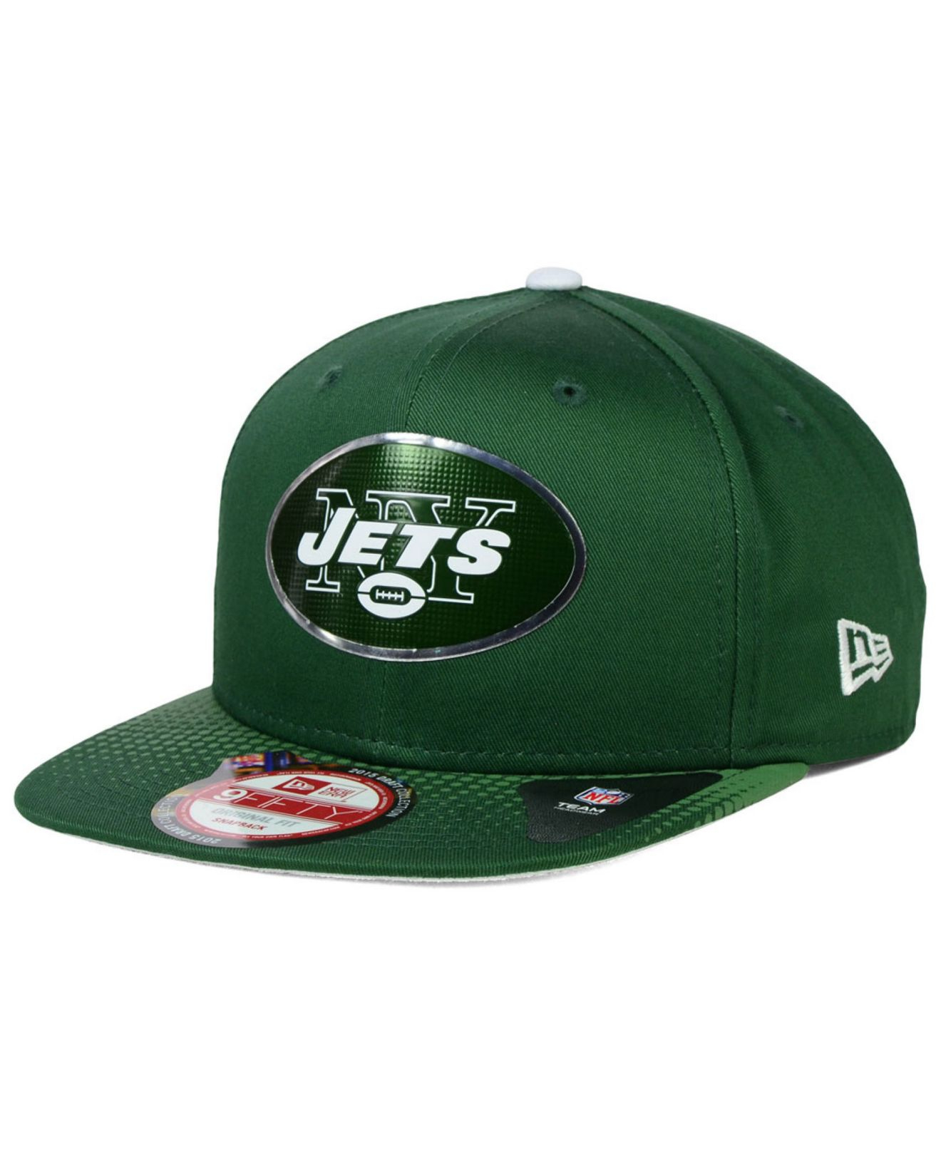 Ktz New York Jets 2015 Nfl Draft 9fifty Snapback Cap in Green for Men