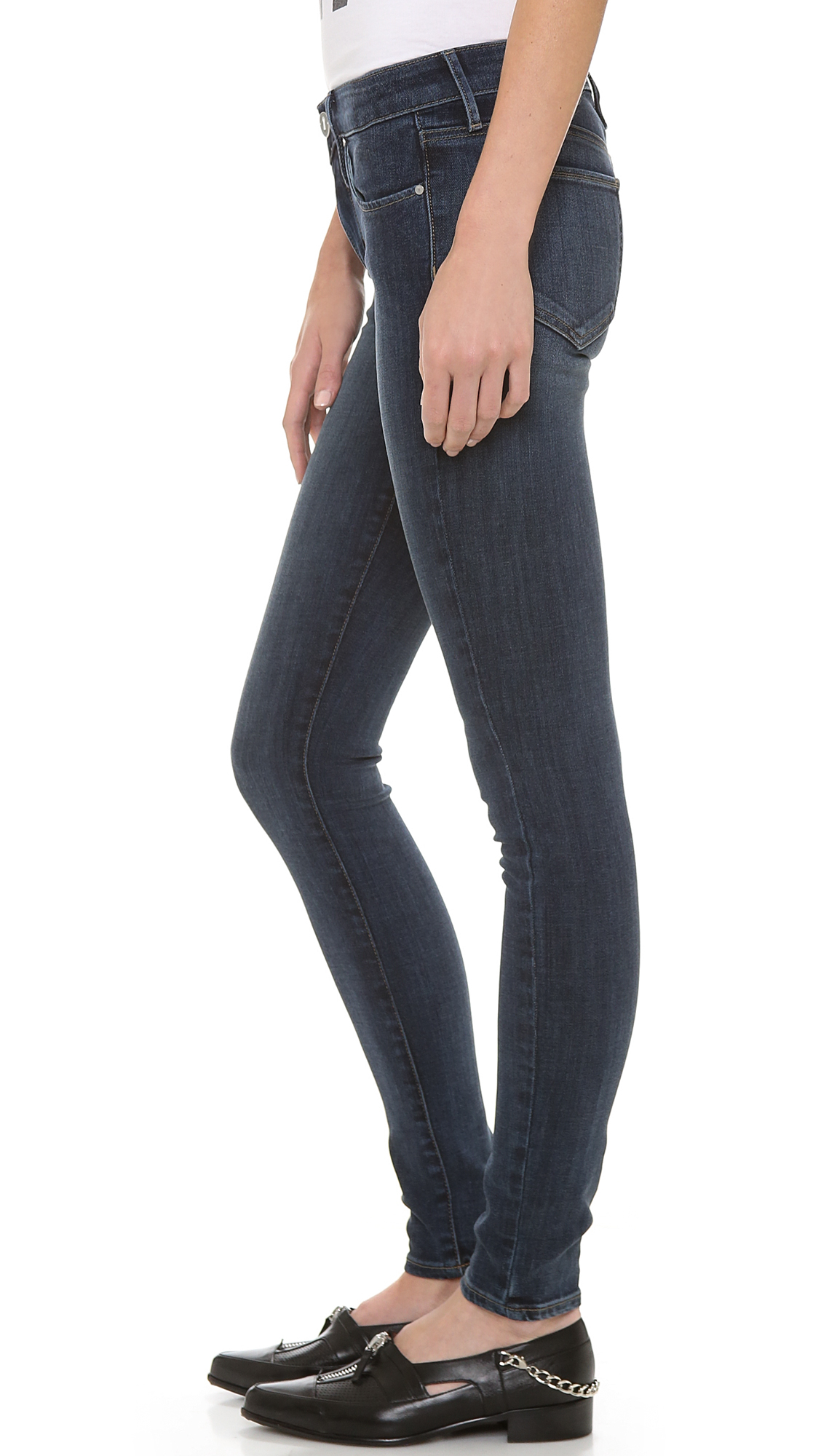 indigo behati drawstring satin mini