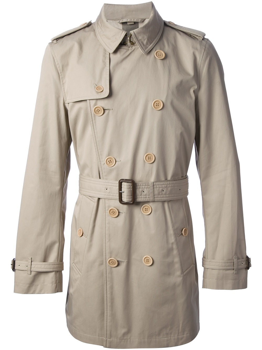 Burberry Brit 'Britton' Trench Coat in Beige for Men (nude & neutrals ...