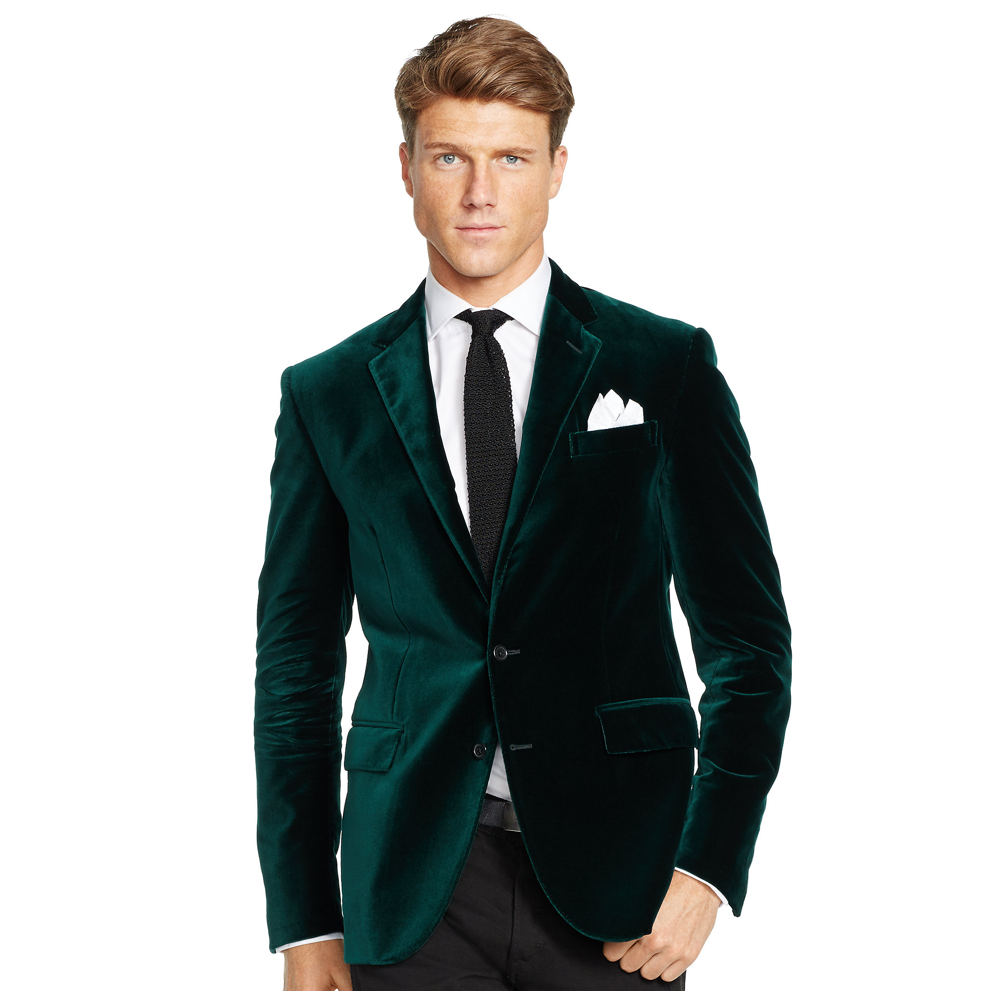 Polo ralph lauren Polo I Velvet Sport Coat in Green for Men | Lyst